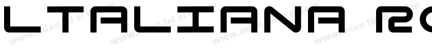 ltaliana regular字体转换